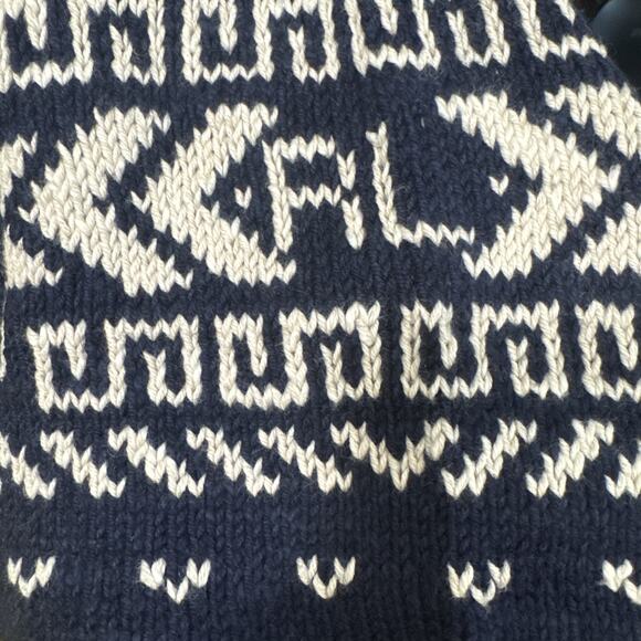 NEW Polo Ralph Lauren Snowflake Cotton Cashmere Sweater Mens XL Christmas Ski - Picture 9 of 9